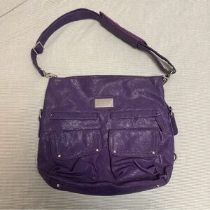 Kelly Moore Deep Purple Messenger Bag